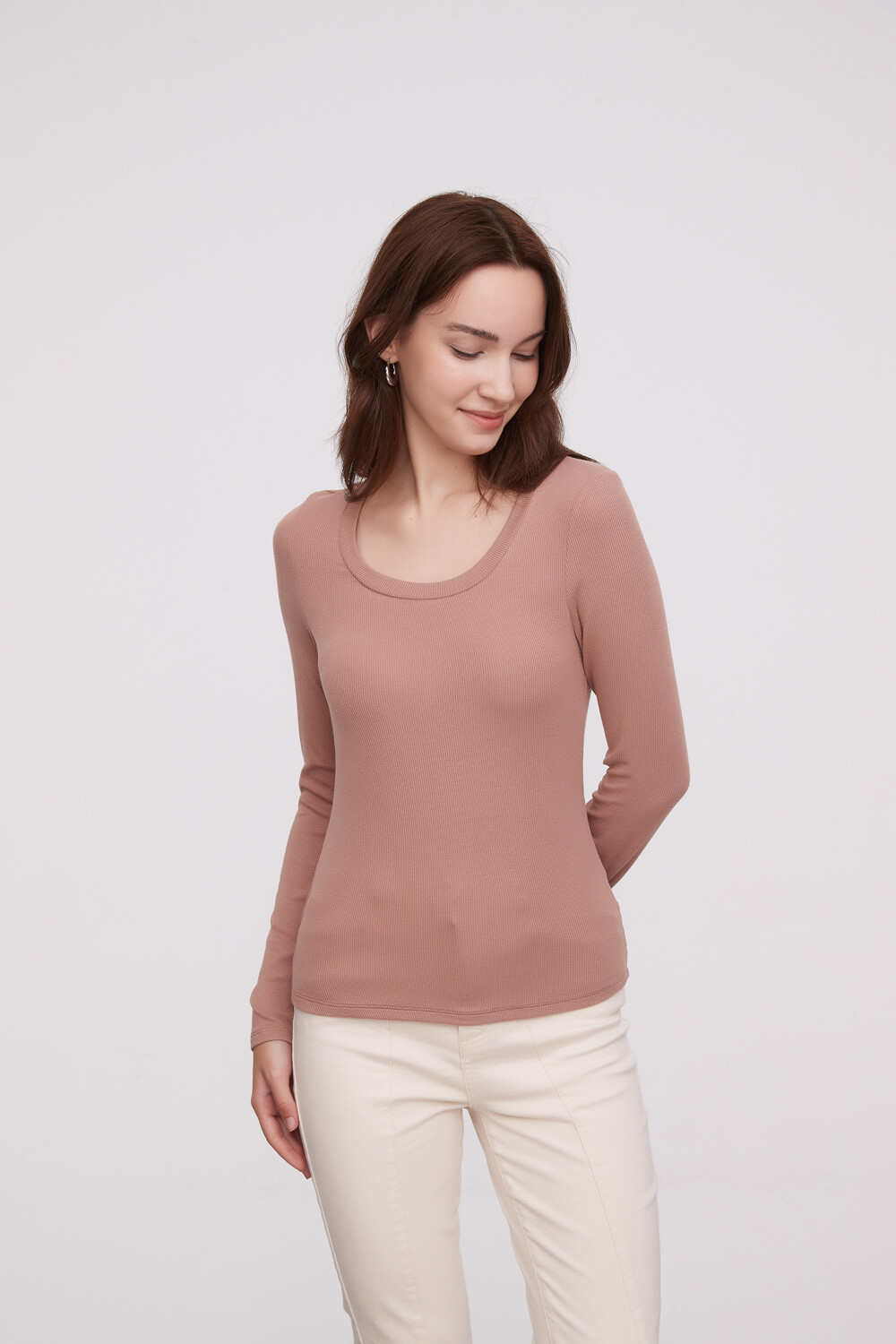 Remera Dalym Beige Oscuro