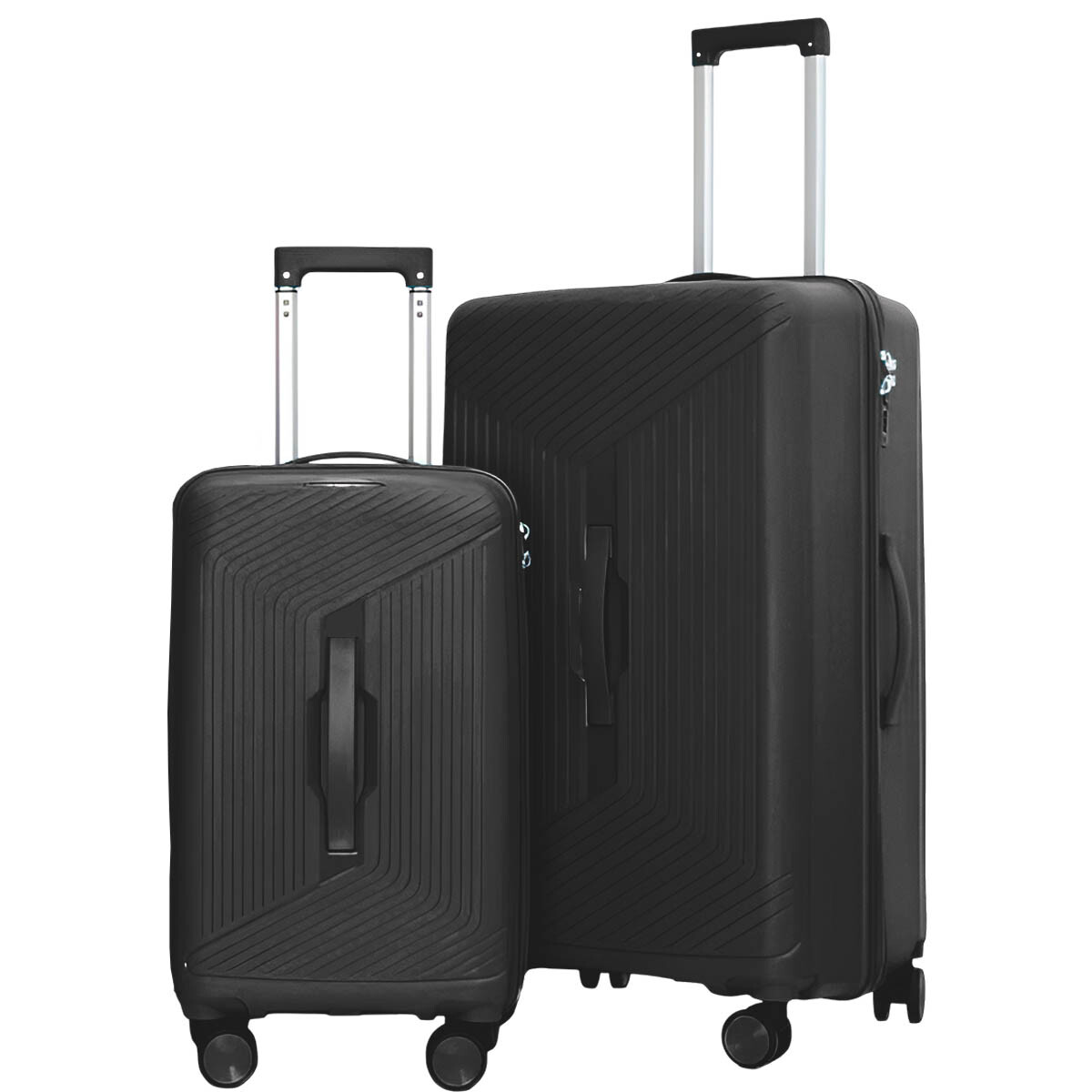 Set 2 Valijas Viaje Expert 21 Carry On + 29 Rígidas - Negro 