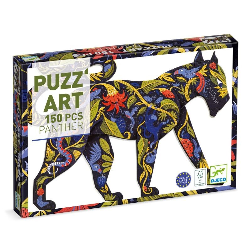 PFORM150 Puzzle Arte 62x46 Cm 150 Pcs 6+ Djeco - Pantera