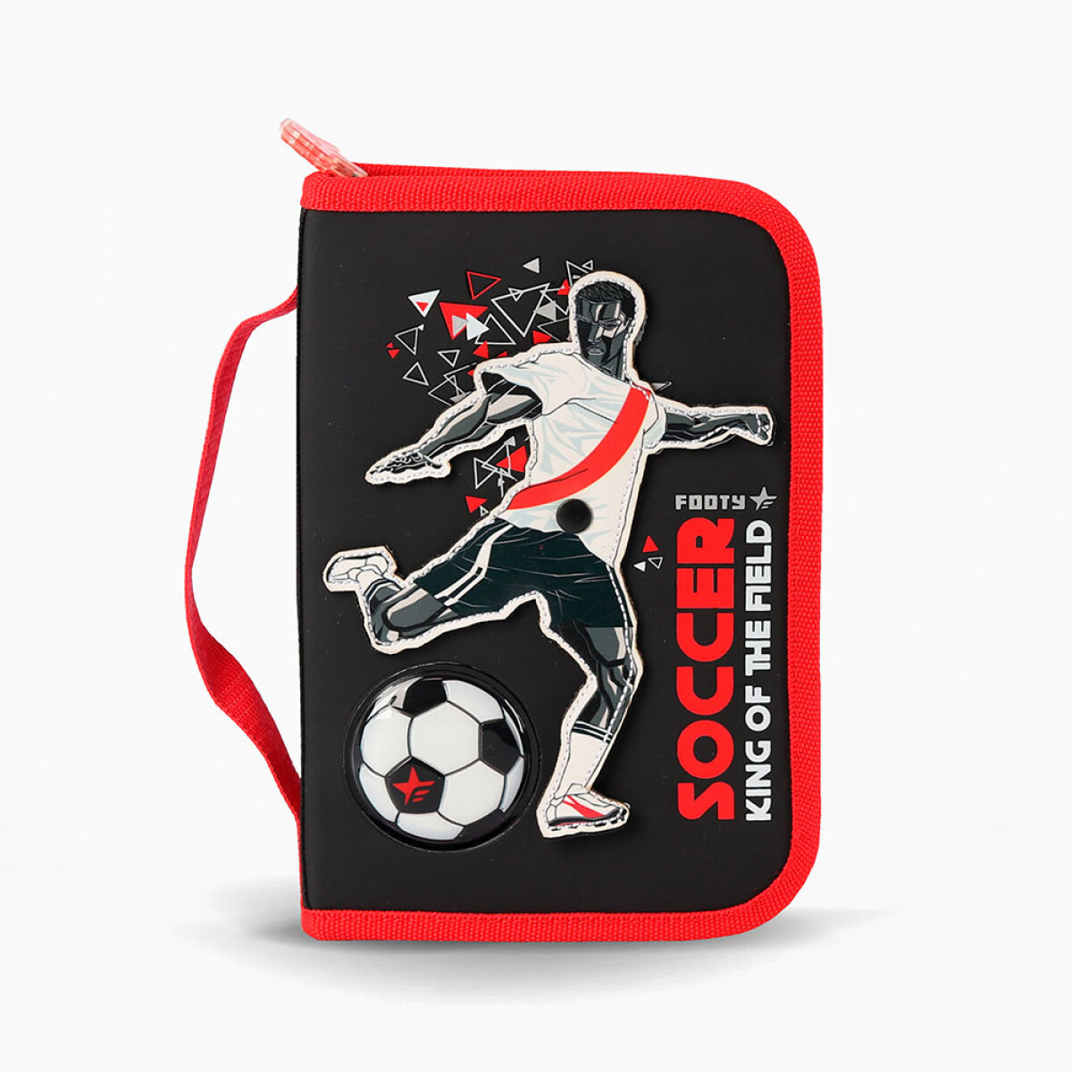 Cartuchera Footy Futbol - Roja 