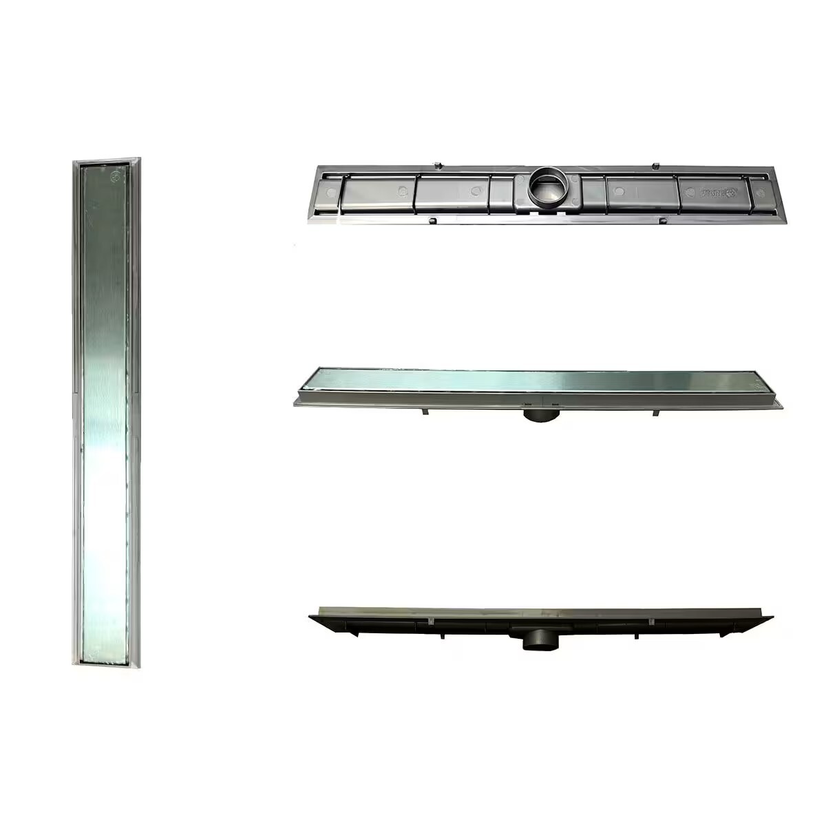 Receptáculo Lineal 90cm Rejilla Inoxidable 