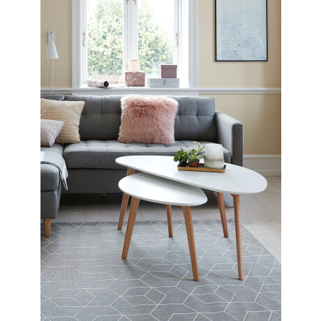 Sofa Falslev Chaise Longue Tela Gris