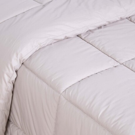 ACOLCHADO QUEEN ALGODON GRIS PLUMI