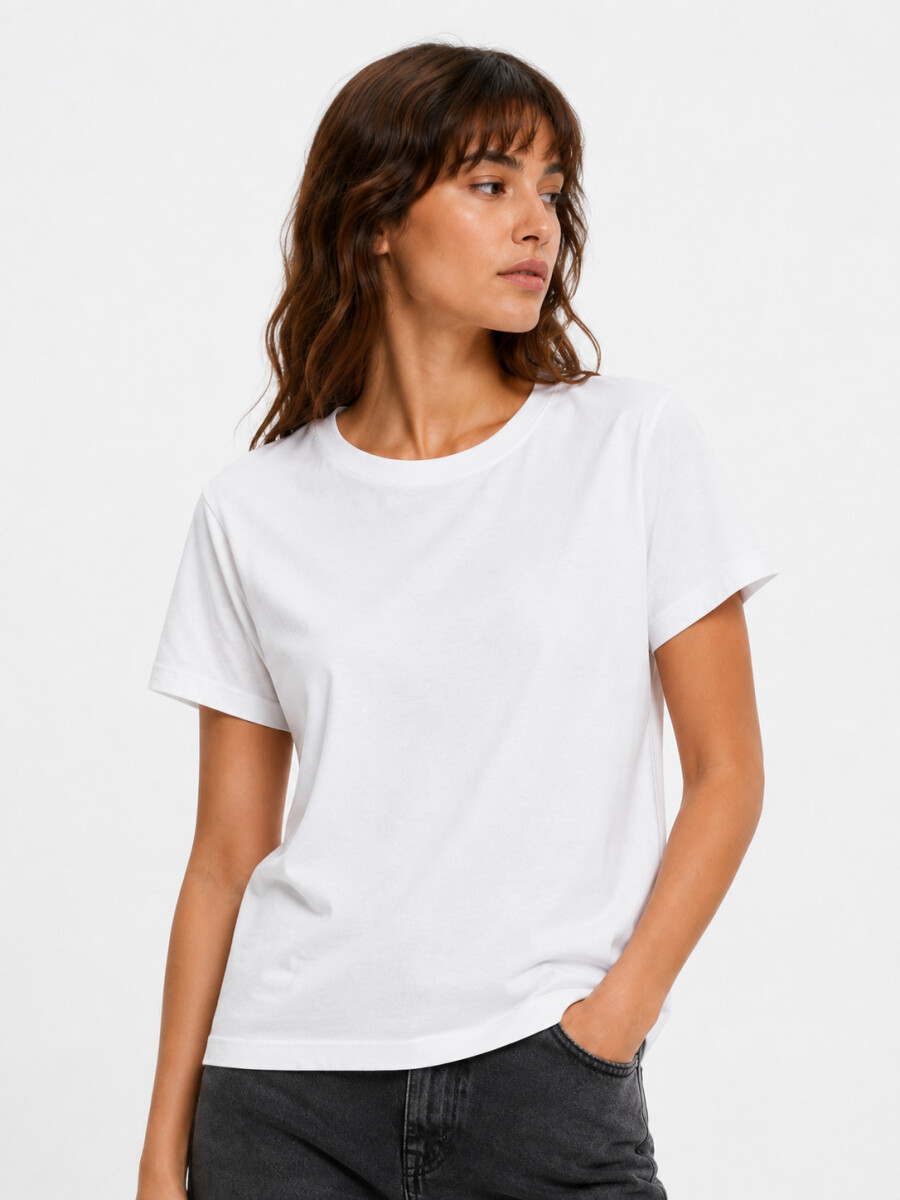 REMERA LESSA - BLANCO 