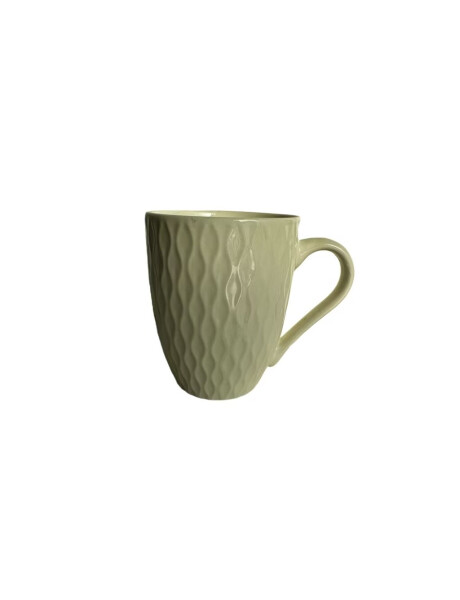 SET X4 TAZAS DISEÑO ONDAS 360ML 8.5X10.5CM BLANCO SET X4 TAZAS DISEÑO ONDAS 360ML 8.5X10.5CM BLANCO