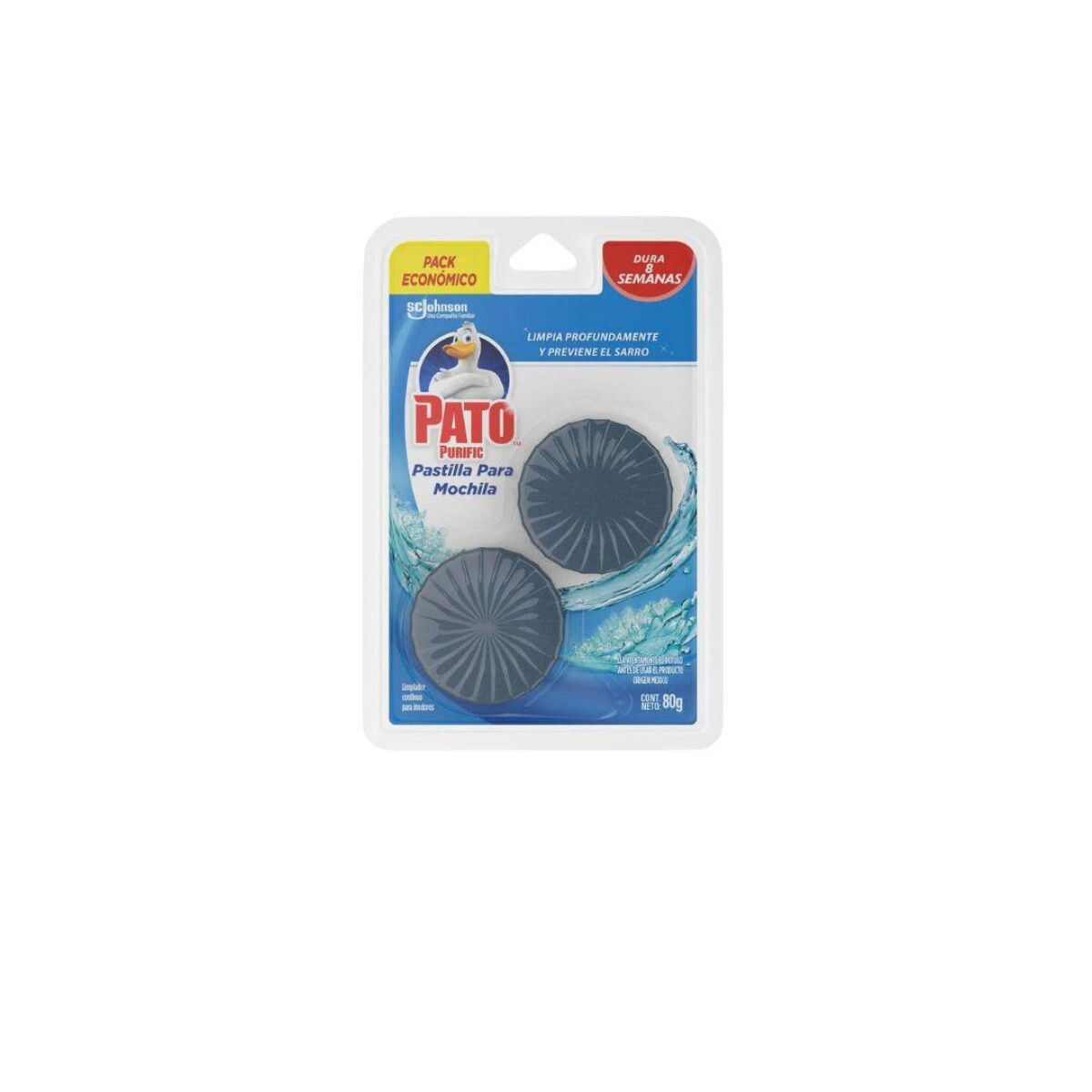 BLOQUE P/MOCHILA DE INODOROS PATO, 2 UNIDADES 