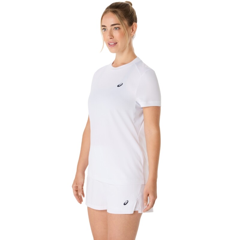 Polo Tenis Court SS Top Mujer Brilliant White