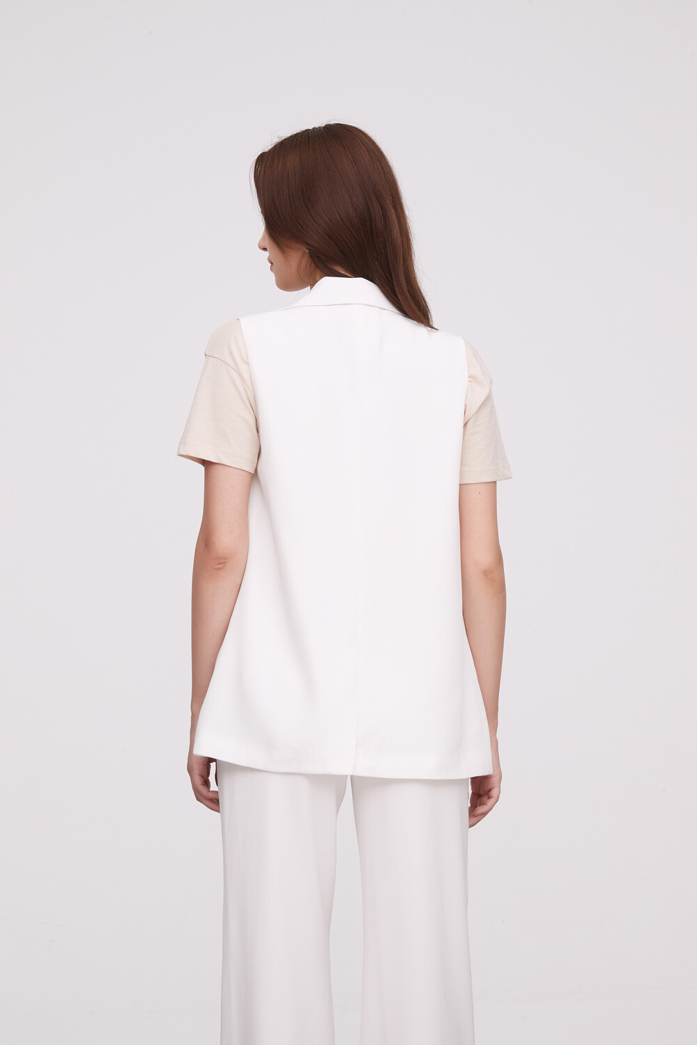 Chaleco Etiquett Marfil / Off White