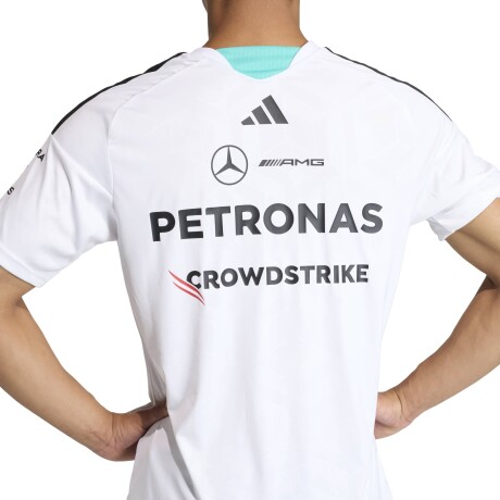 Remera adidas Piloto Mercedes AMG Petronas White