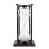 RELOJ DE ARENA NEGRO 12X14X28CM Unica