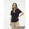 VMMYMILO SS V-NECK TOP WVN GA BLACK
