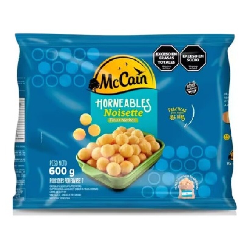 PAPAS NOISETTE HORNEABLES FINAS HIERBAS 600G PAPAS NOISETTE HORNEABLES FINAS HIERBAS 600G
