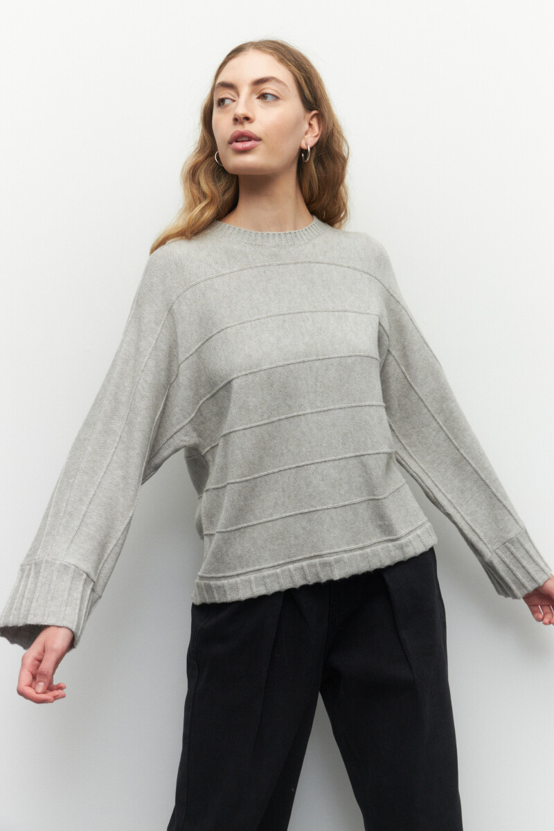 SWEATER SUREÑO Gris Melange