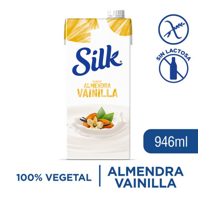 Leche Vegetal Silk Almendra Vainilla 946 ml Bebida Silk Almendra Y Vain 1l