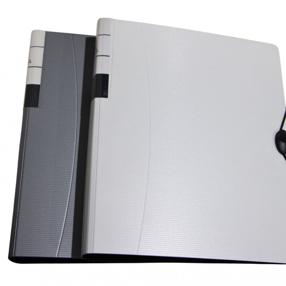 ARCHIVADOR RX TAMAÑO A4 CON ELASTICO COLOR GRIS