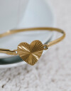 Brazaletes Metal Brazalete De Acero - Dorado