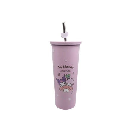 Vaso acero Sanrio 800ml violeta