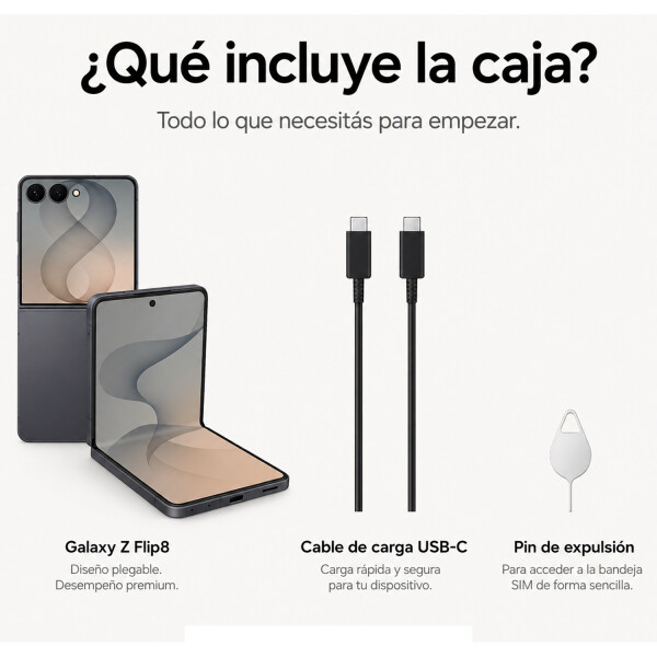 Samsung Galaxy Z Flip 8 12/256gb 5g NEGRO