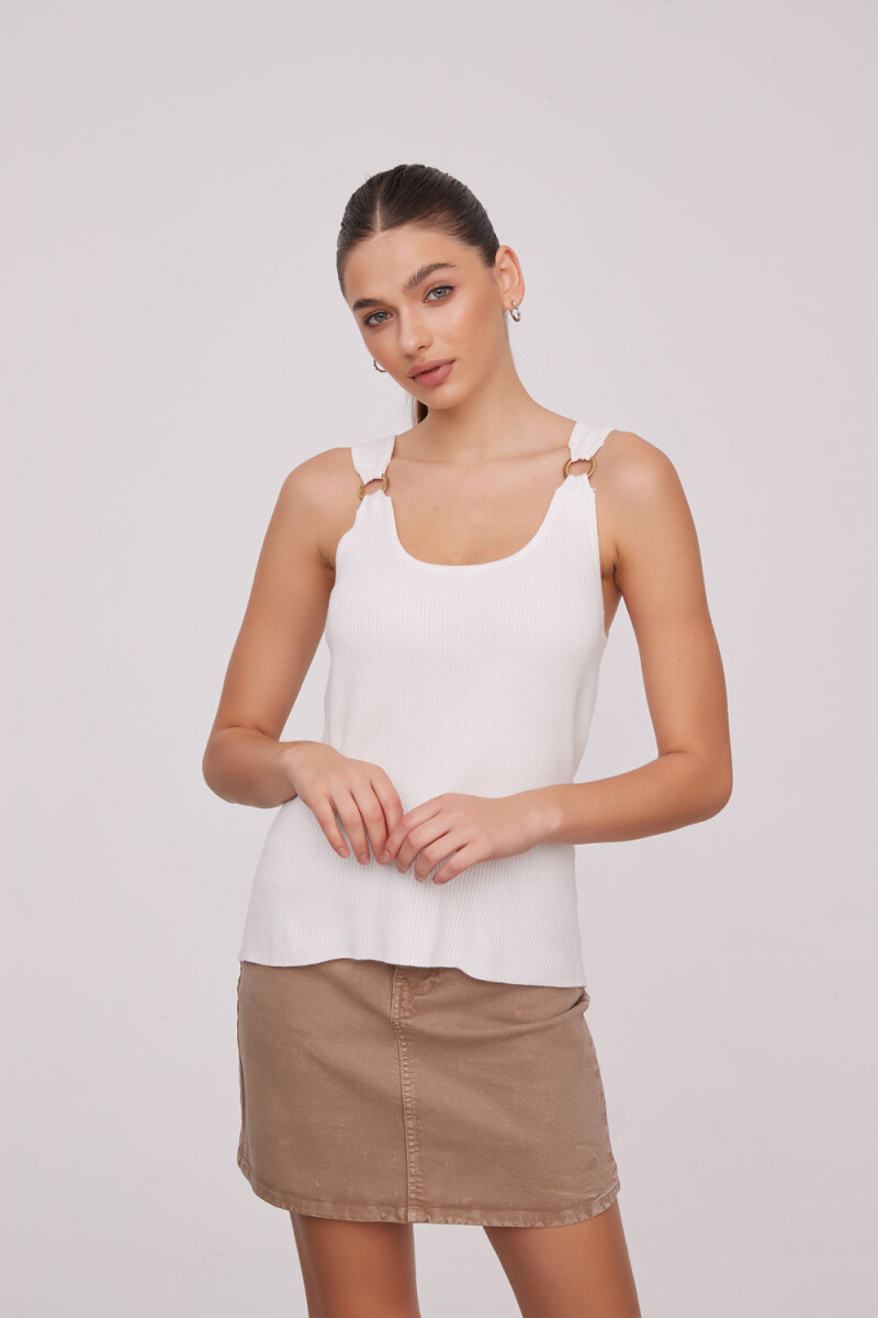 Musculosa Menara - Marfil / Off White 