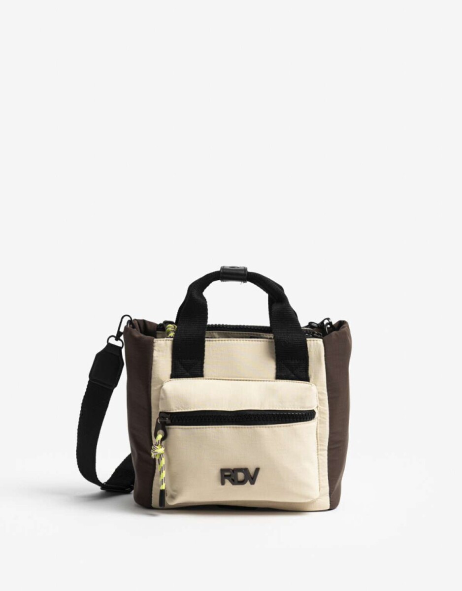 Cartera Formato Bandolera Re Du Voyage - Combinacion Tricolor 