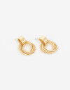 Aros Colgantes Cortos Re Isa Aros Colgantes Arandela - Dorado
