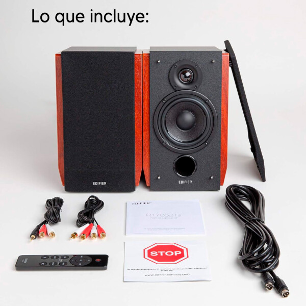 Parlantes Edifier 2.0 R1700bts Bluetooth Marron PARLANTES EDIFIER R1700BTS MARRON