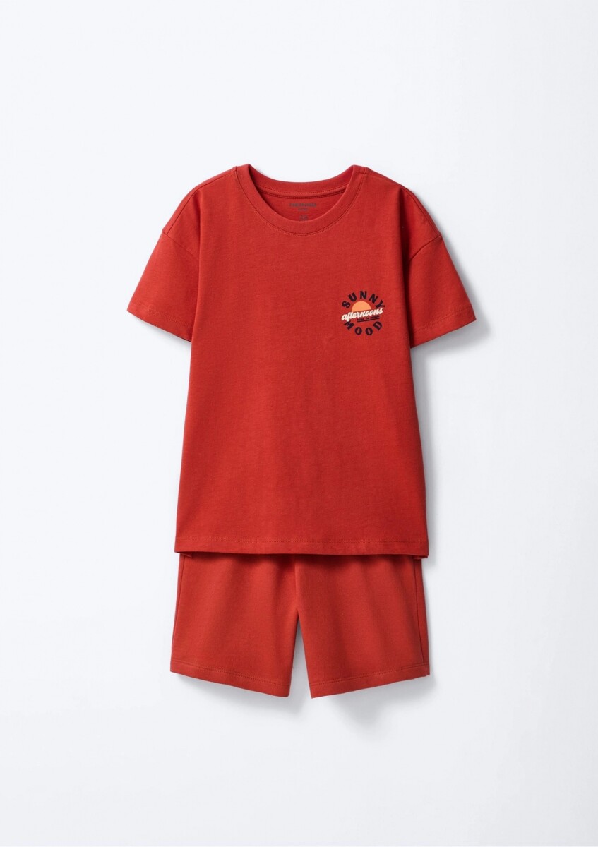 CONJUNTO INFANTIL - ROJO 