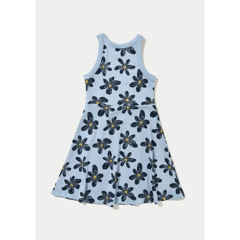 VESTIDO CURTO FEM AZUL CLARO