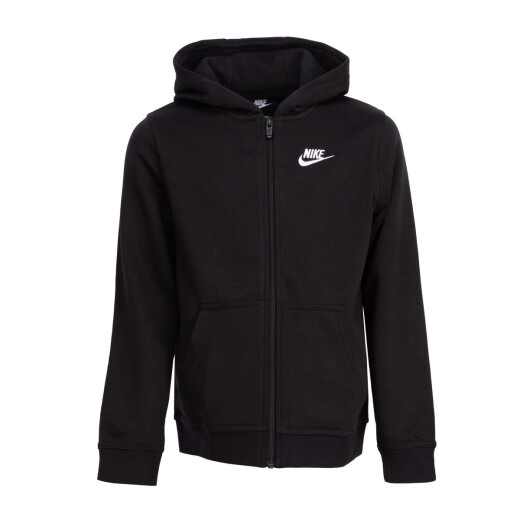 Campera Nike Moda Niño Hoodie Fz Club Black/Black/(White) S/C