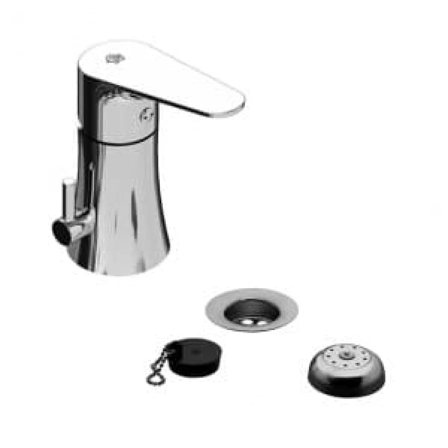 Grifería de Bidet Monocomando con Transferencia Cromado Línea Amarilis Grifería de Bidet Monocomando con Transferencia Cromado Línea Amarilis