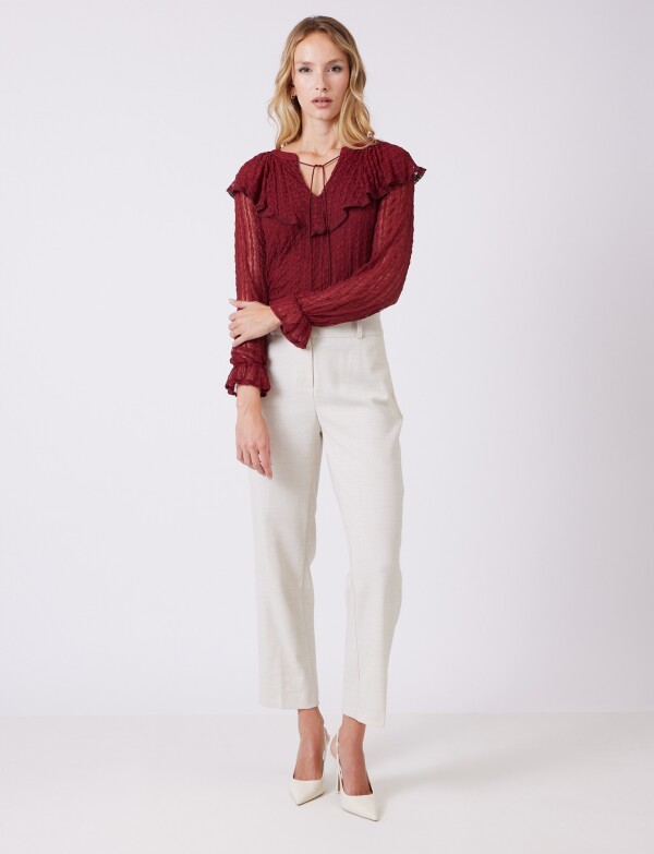 Pantalon Sastrero BEIGE CLARO