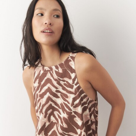 VESTIDO HOLLY PRINT Animal Print