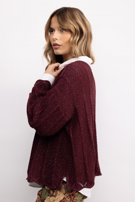 Sweater Calia Bordó