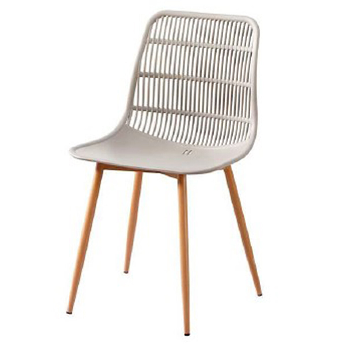 Silla Eames Alaska - Patas de Metal con simil Madera 