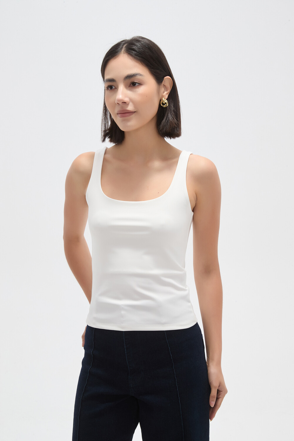 Musculosa Mintas Marfil / Off White