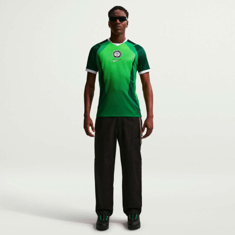 Remera Nigeria 2026 Stadium Camiseta Oficial De Hombre Verde