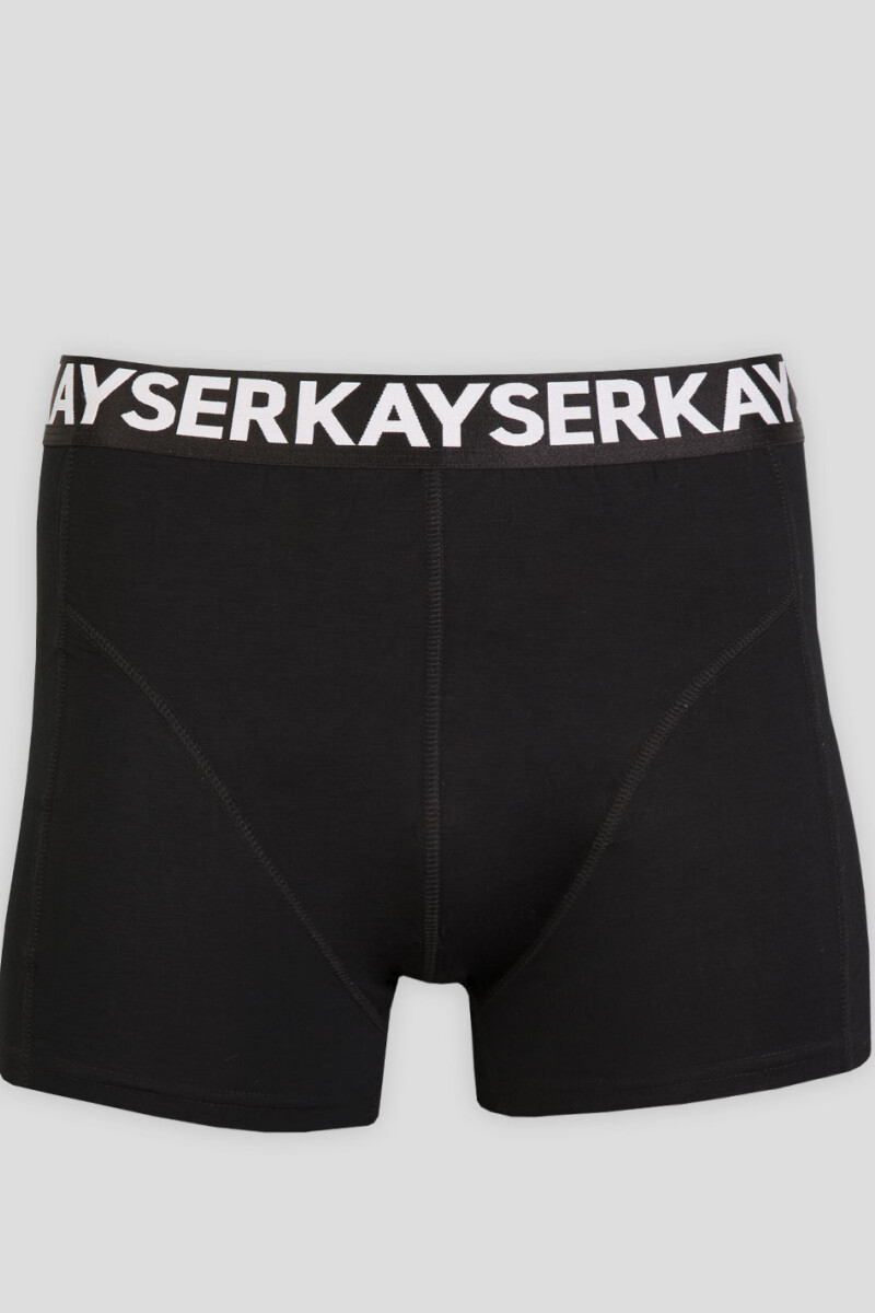 BOXER BAMBU CORTO NEGRO