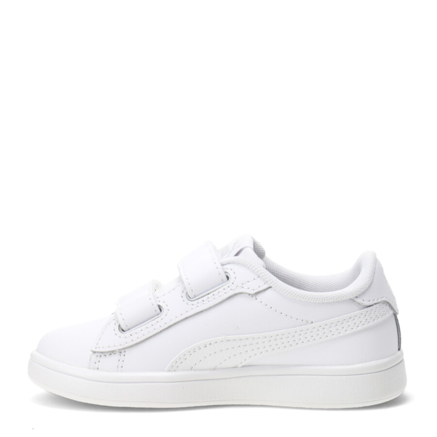 Championes Infantiles Puma Smash 3.0 Leather Blanco