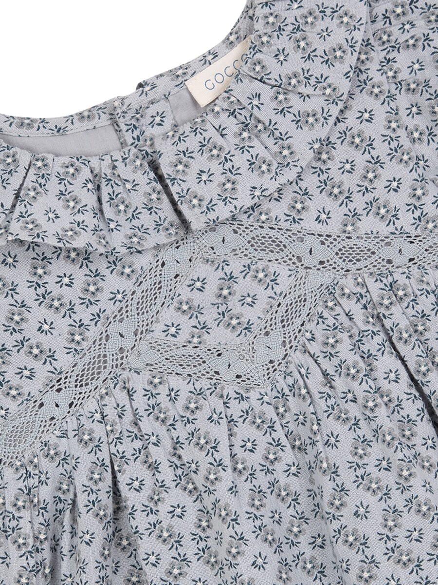 Vestido Flores Azul Nuevo