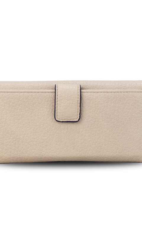 BILLETERA MIRANDA CREMA