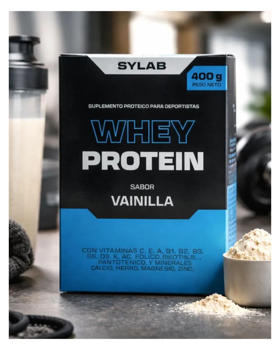 Proteína Whey en Polvo 400gr SYLAB - Vainilla 