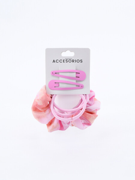 COLEROS Y SAPITOS PACK X 8 ROSADO
