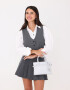 City Cartera City Charm Gris - Gris Claro