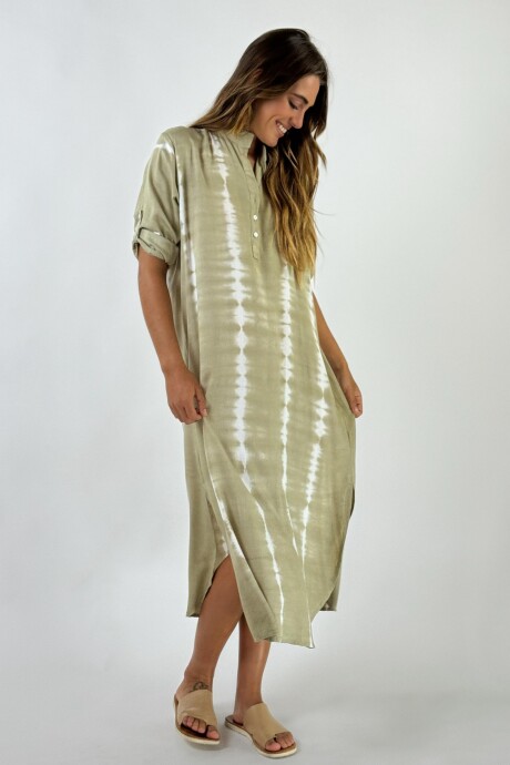VESTIDO KARANDA Verde Oliva