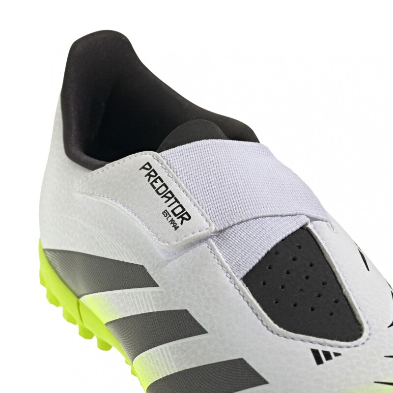 Championes adidas Predator Club Vel TF J de niño White & Yellow