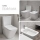 JUEGO DE INODORO CON TAPA, MOCHILA Y BIDET BALKHASK AQUALIA 000