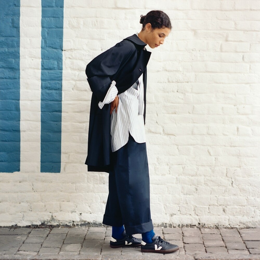 Zapatillas Veja Panenka Leather Black White Hombre Negro