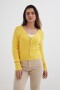 Sweater con cierre frontal AMARILLO