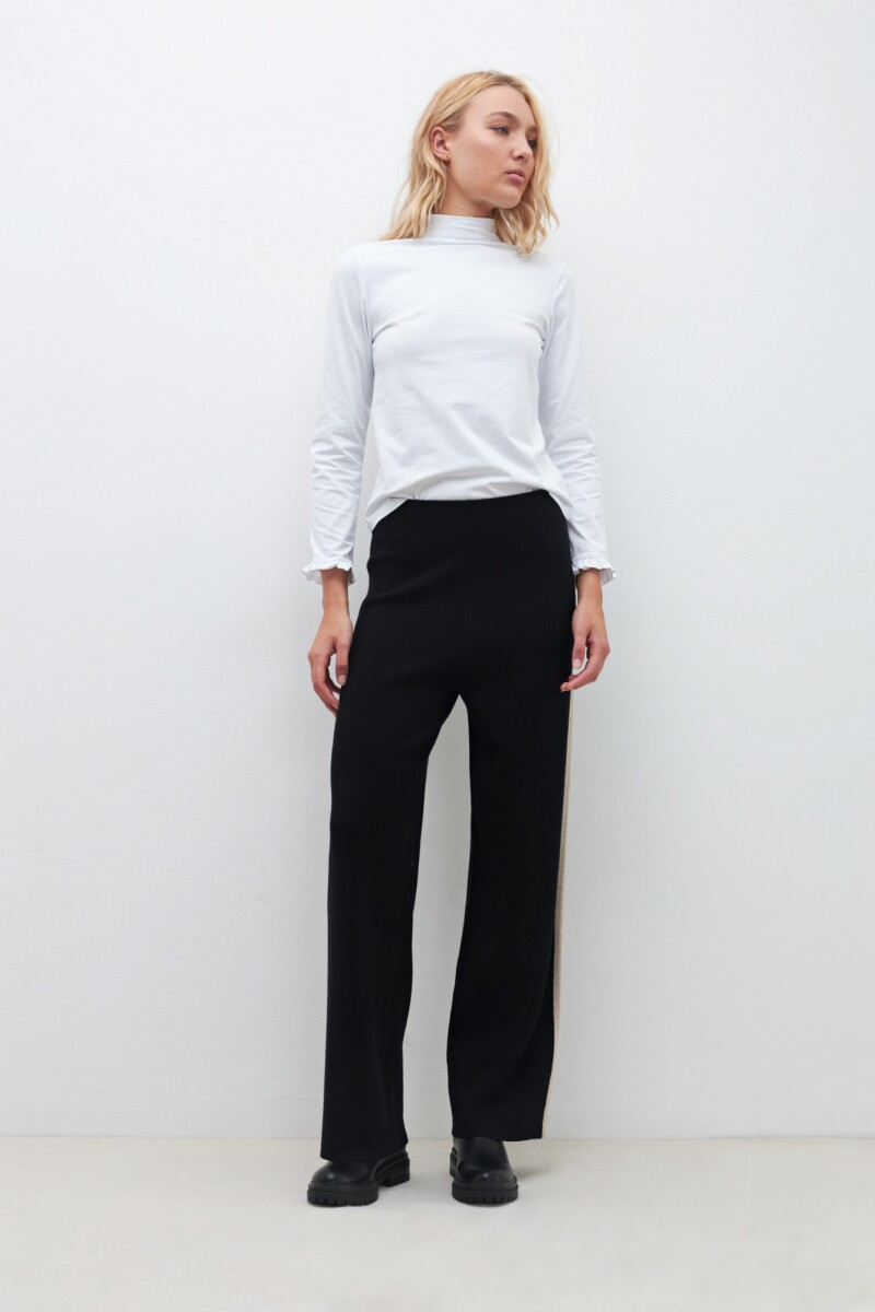 Pantalón tejido negro