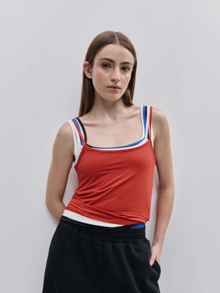 MUSCULOSA P.CAKE TULIPAN ROJO